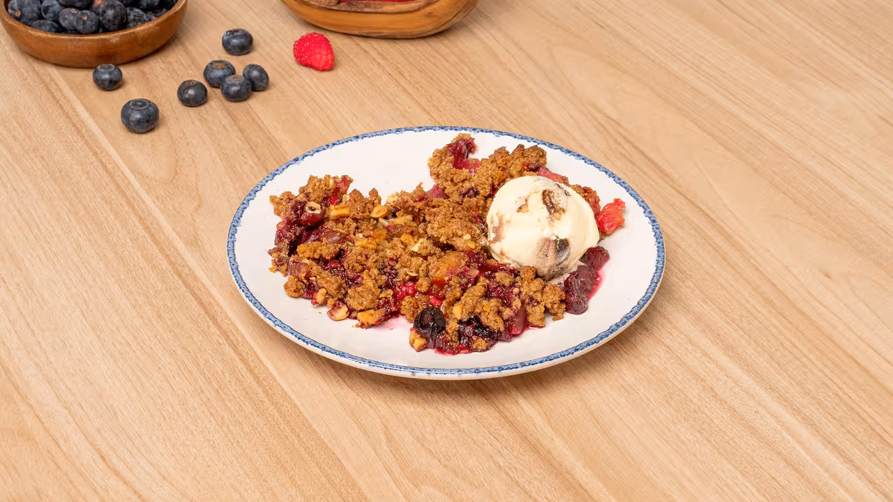 Crumble de manzana