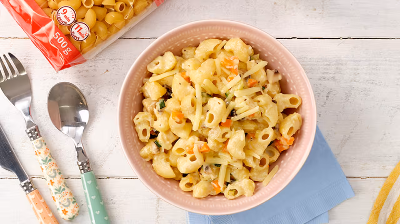Mac & Cheese con verduras