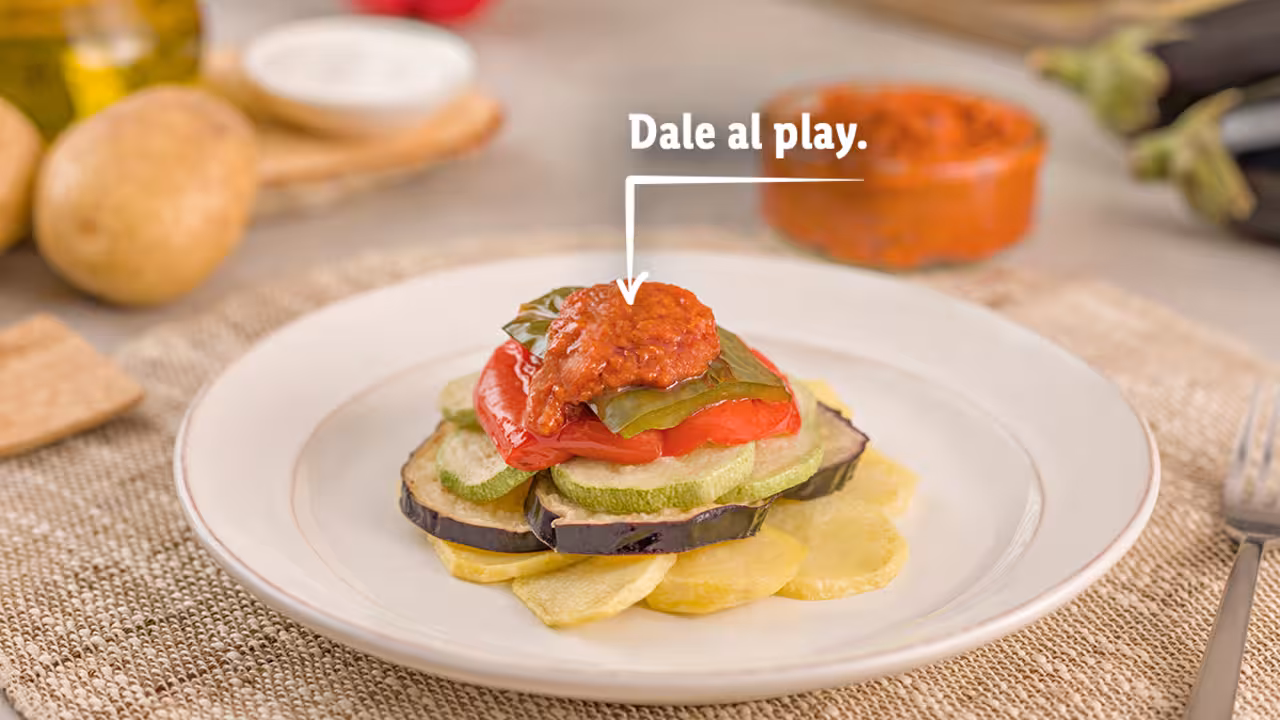 Tumbet con sobrasada
