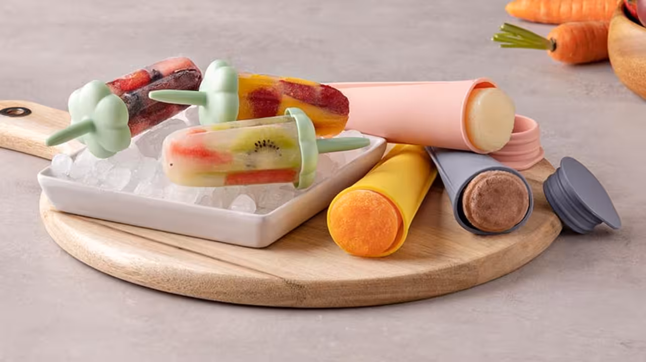 Polos caseros con la batidora de frutas