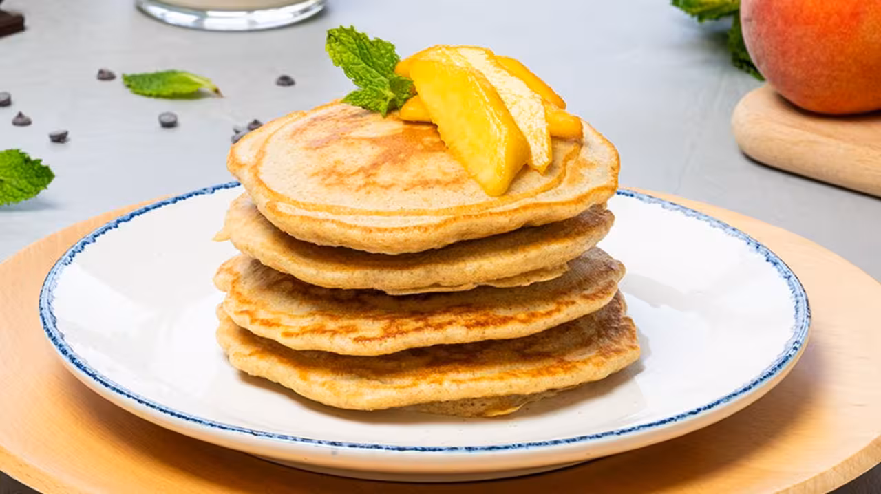 Tortitas de espelta rellenas de chocolate