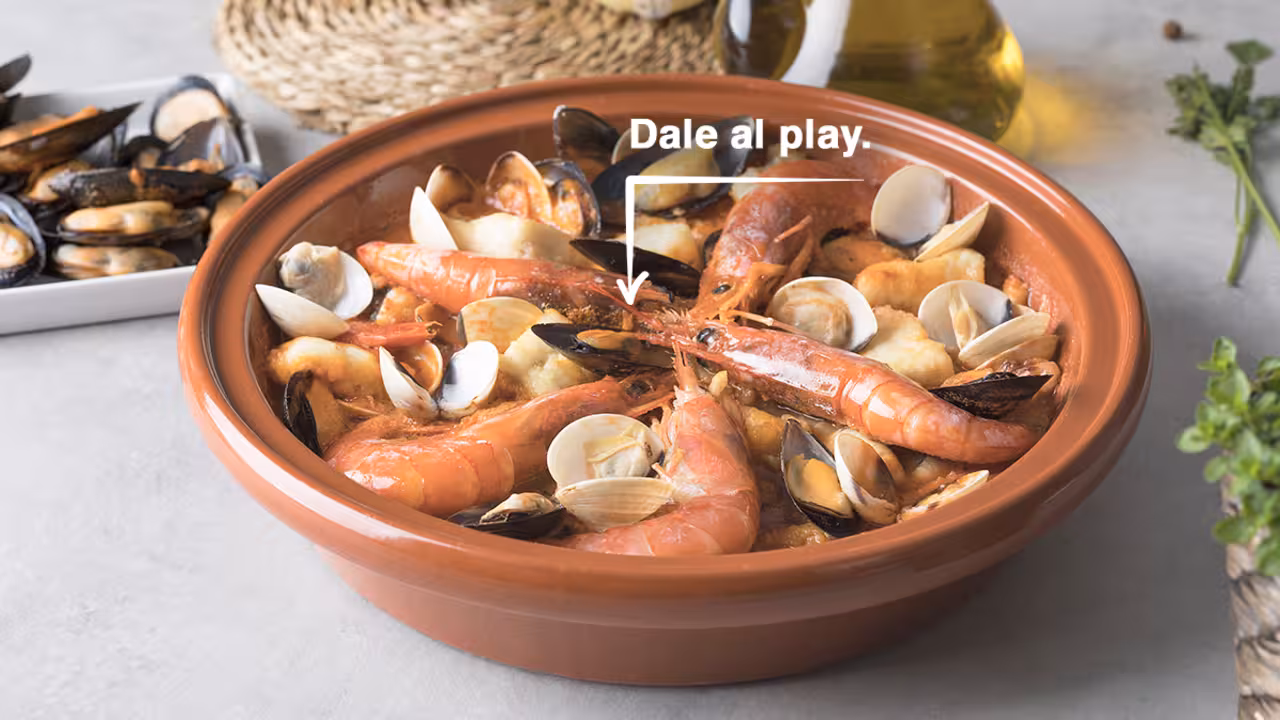 Zarzuela de marisco y pescado