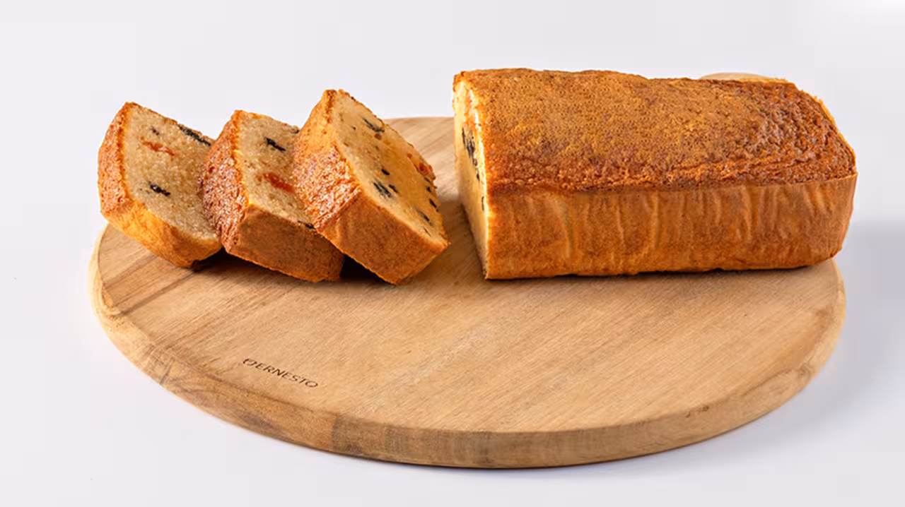 Bizcocho de aceitunas negras