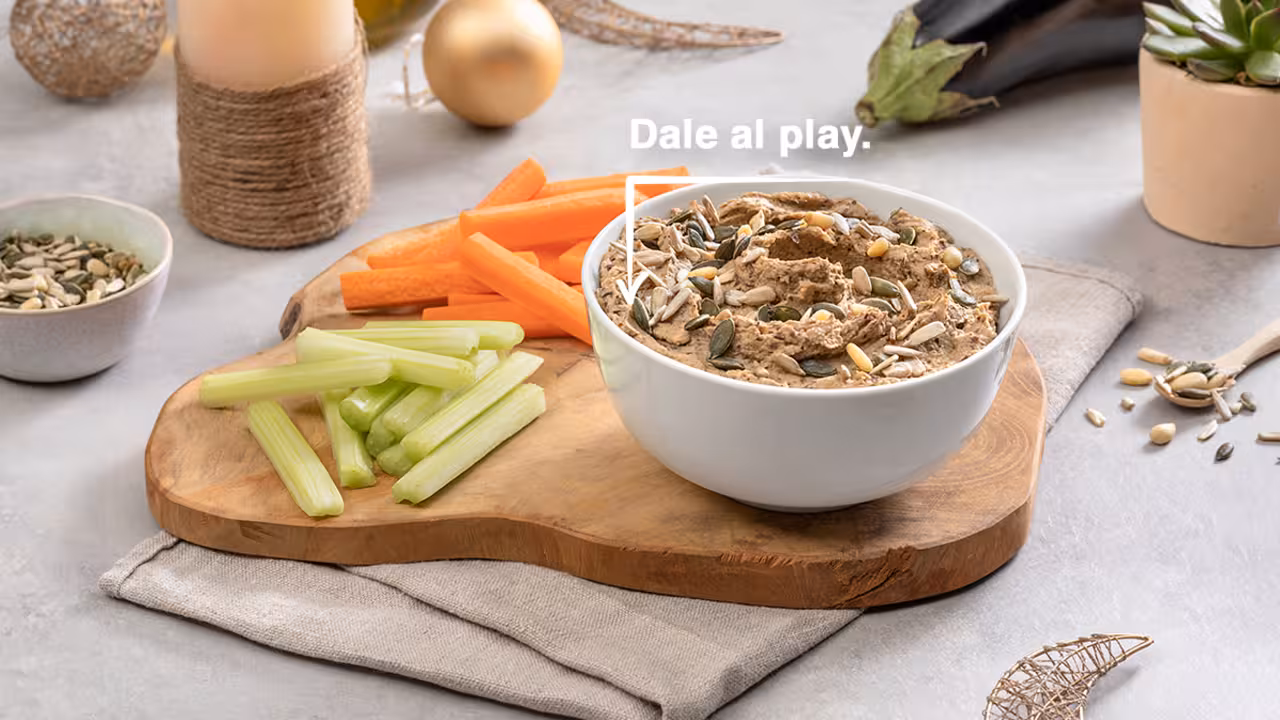 Paté vegano de berenjena