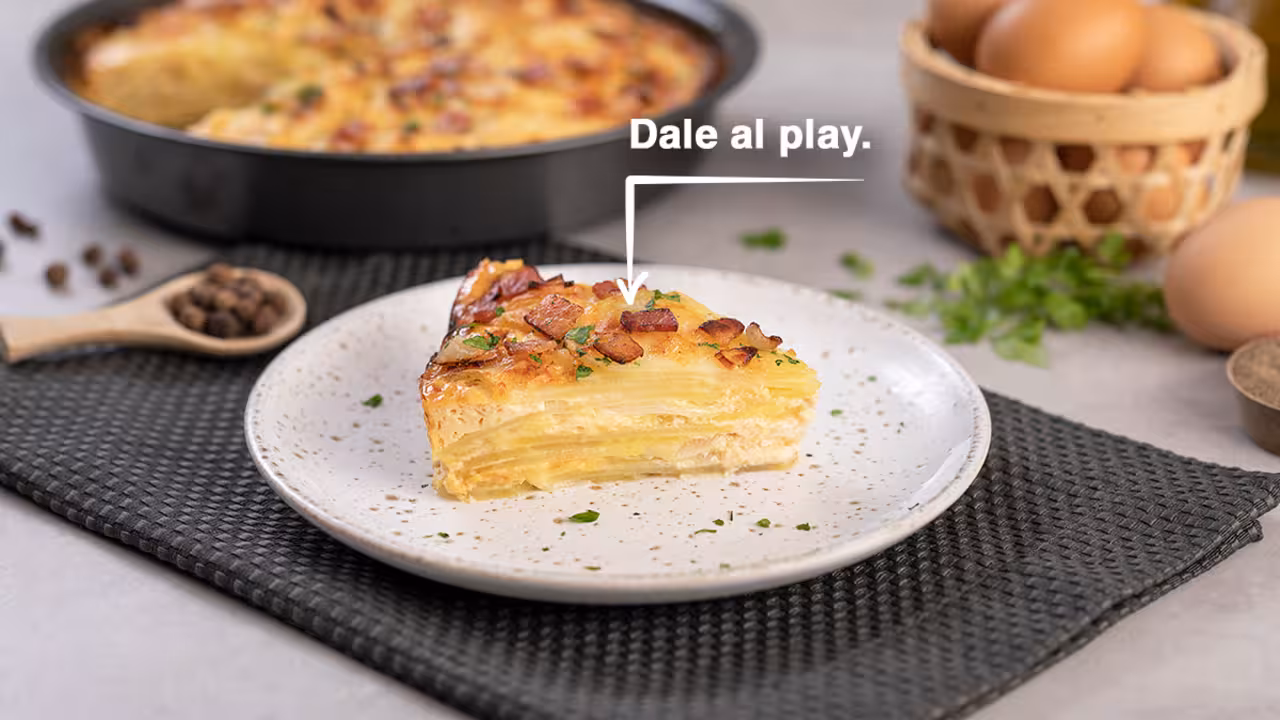 Patatas gratinadas