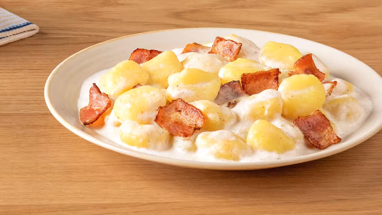 Gnocchi con queso