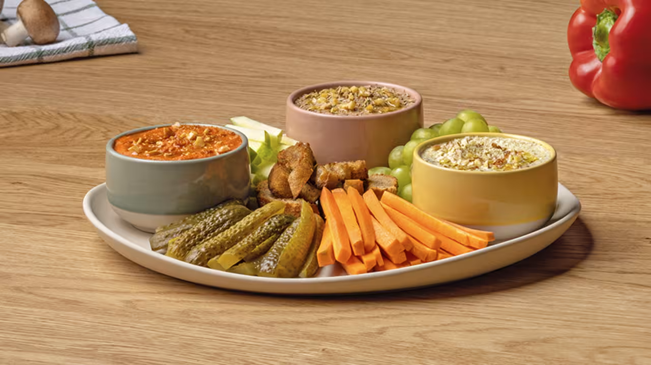 3 patés veganos