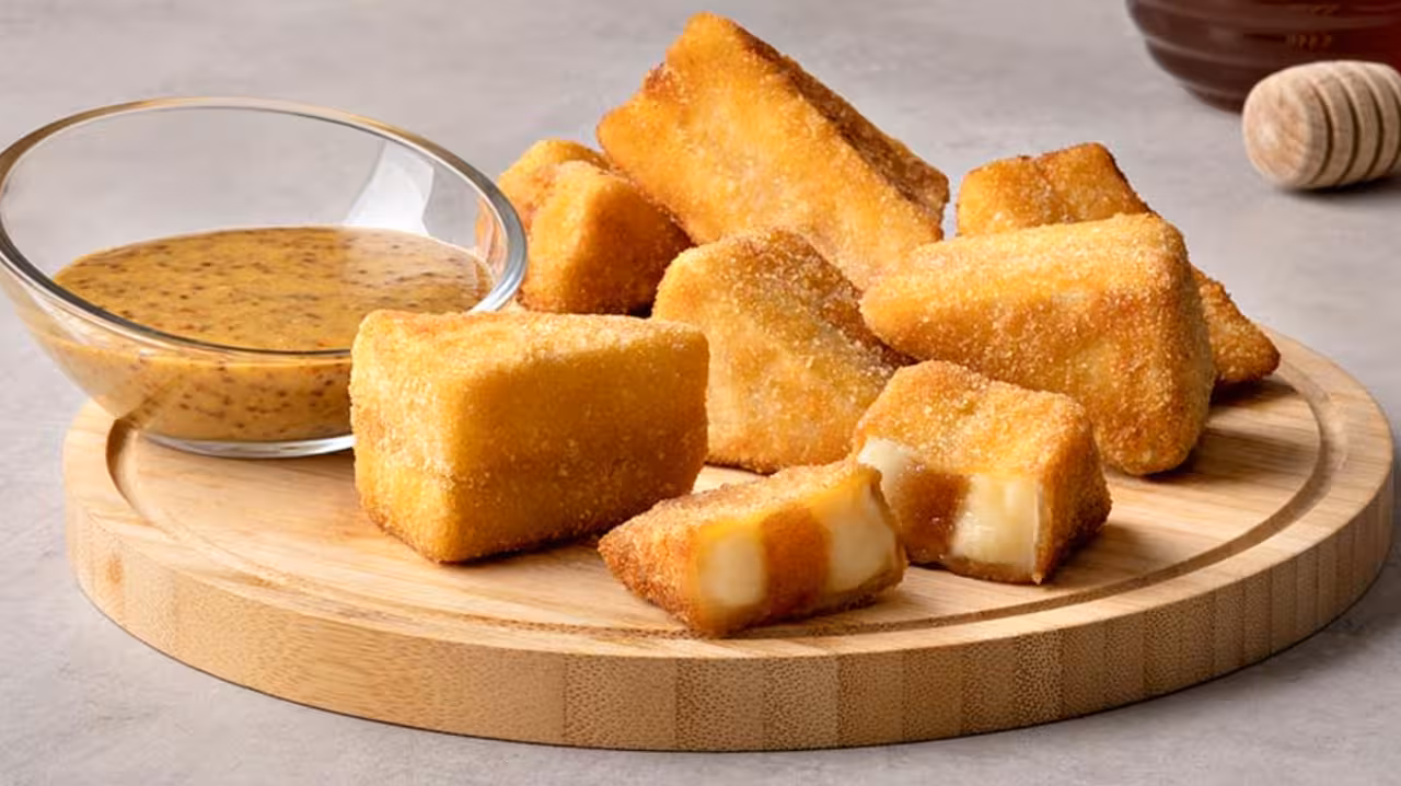 Bocaditos de brie con membrillo