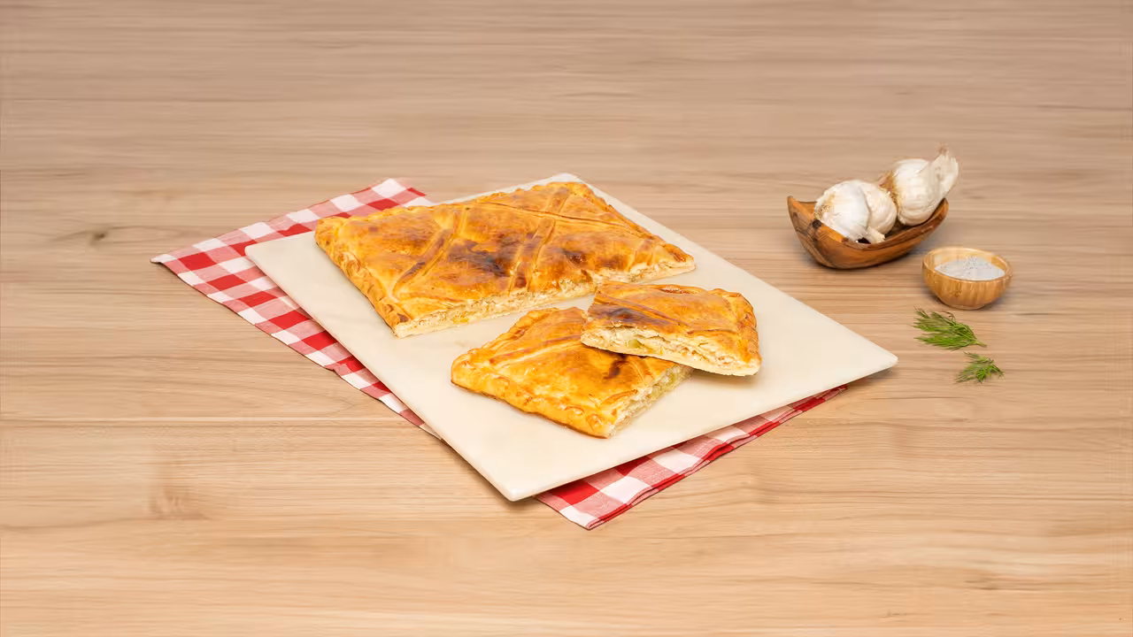 Empanada de salmón ahumado