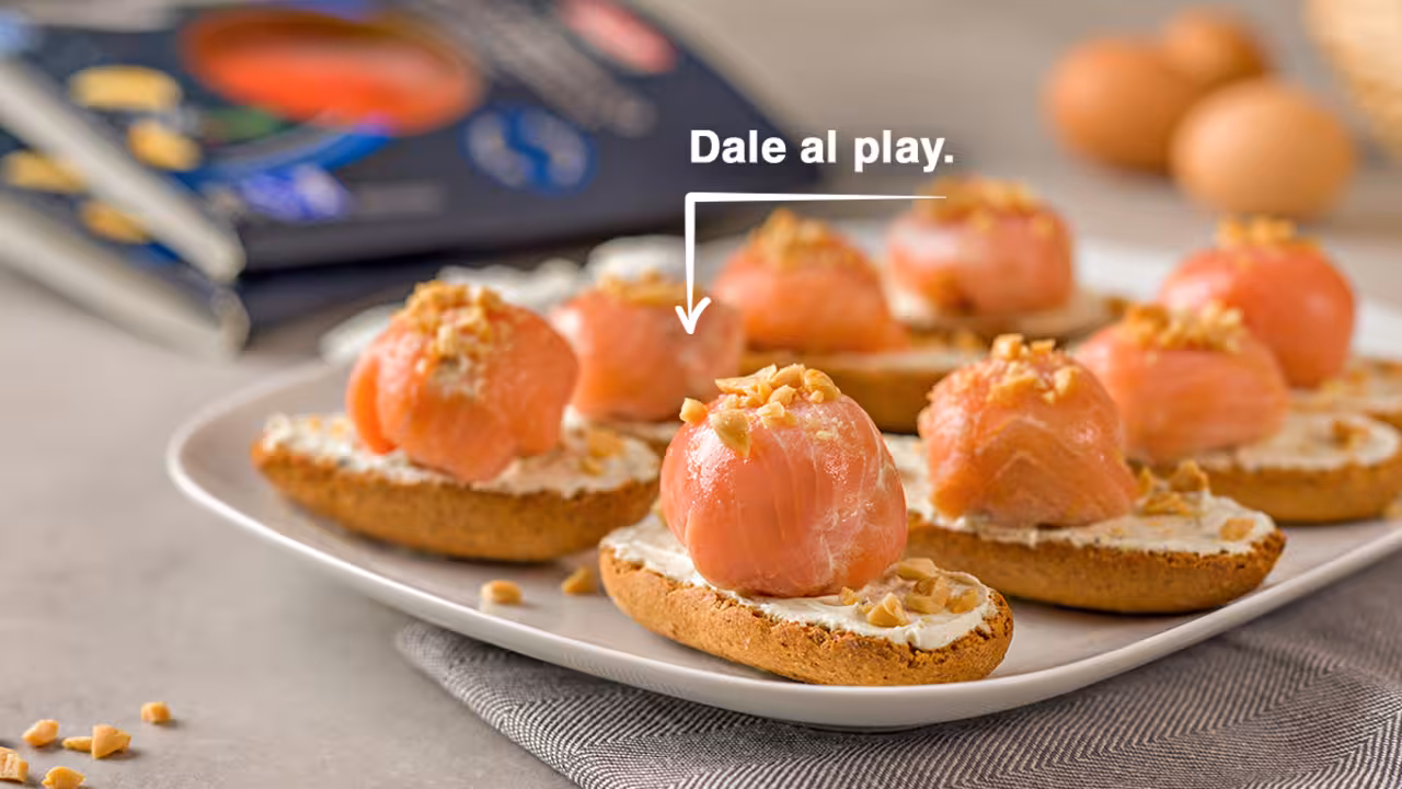 Bombones de salmón
