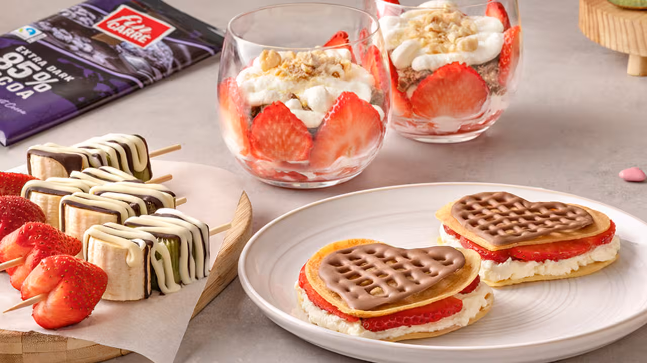 3 recetas con fresas para San Valentín