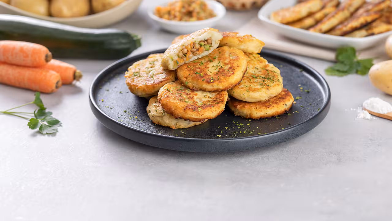 Potato cake vegetariano