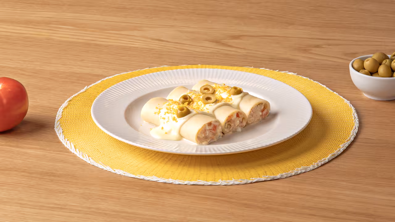 Canelones de atún
