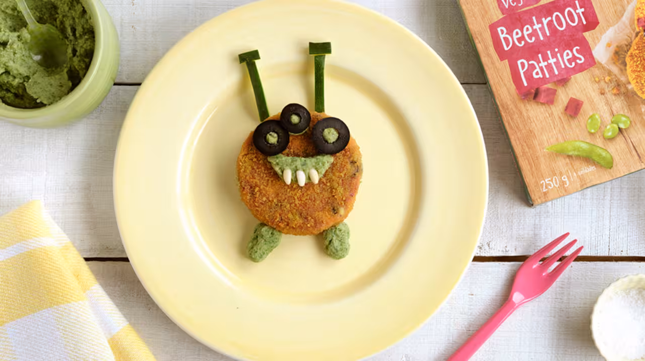 Hamburguesa con verduras