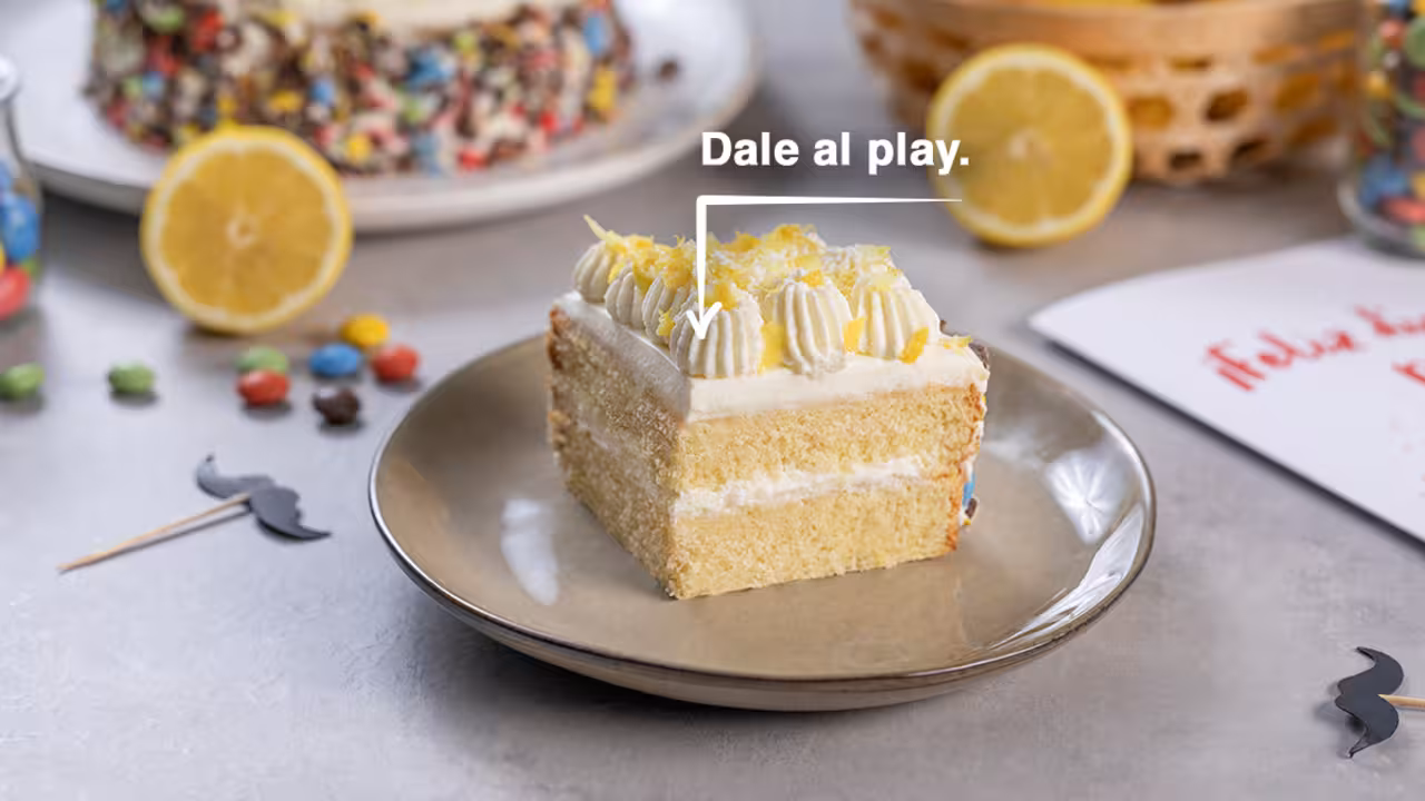 Tarta de limón y mascarpone