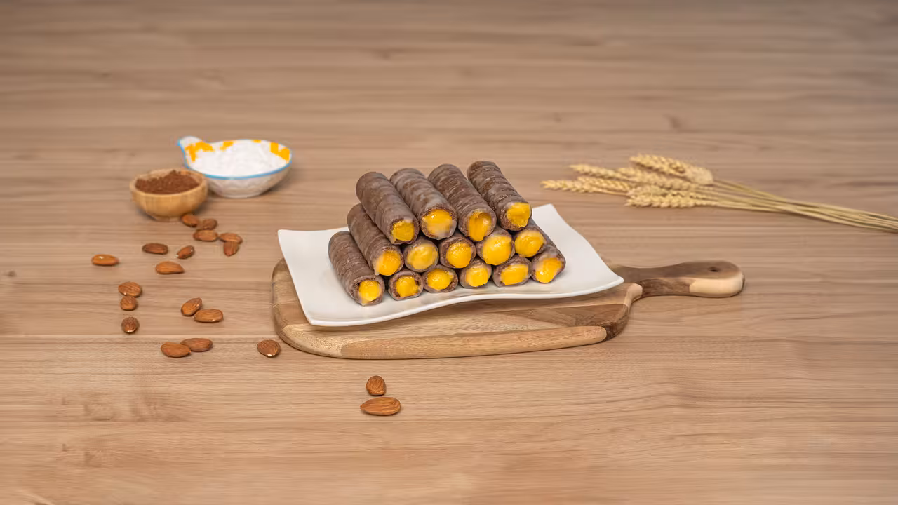 Huesos de santo de chocolate