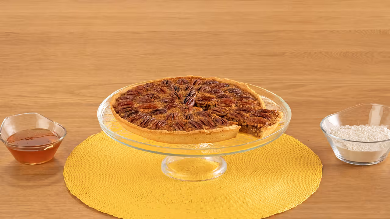 Tarta de nueces pecanas