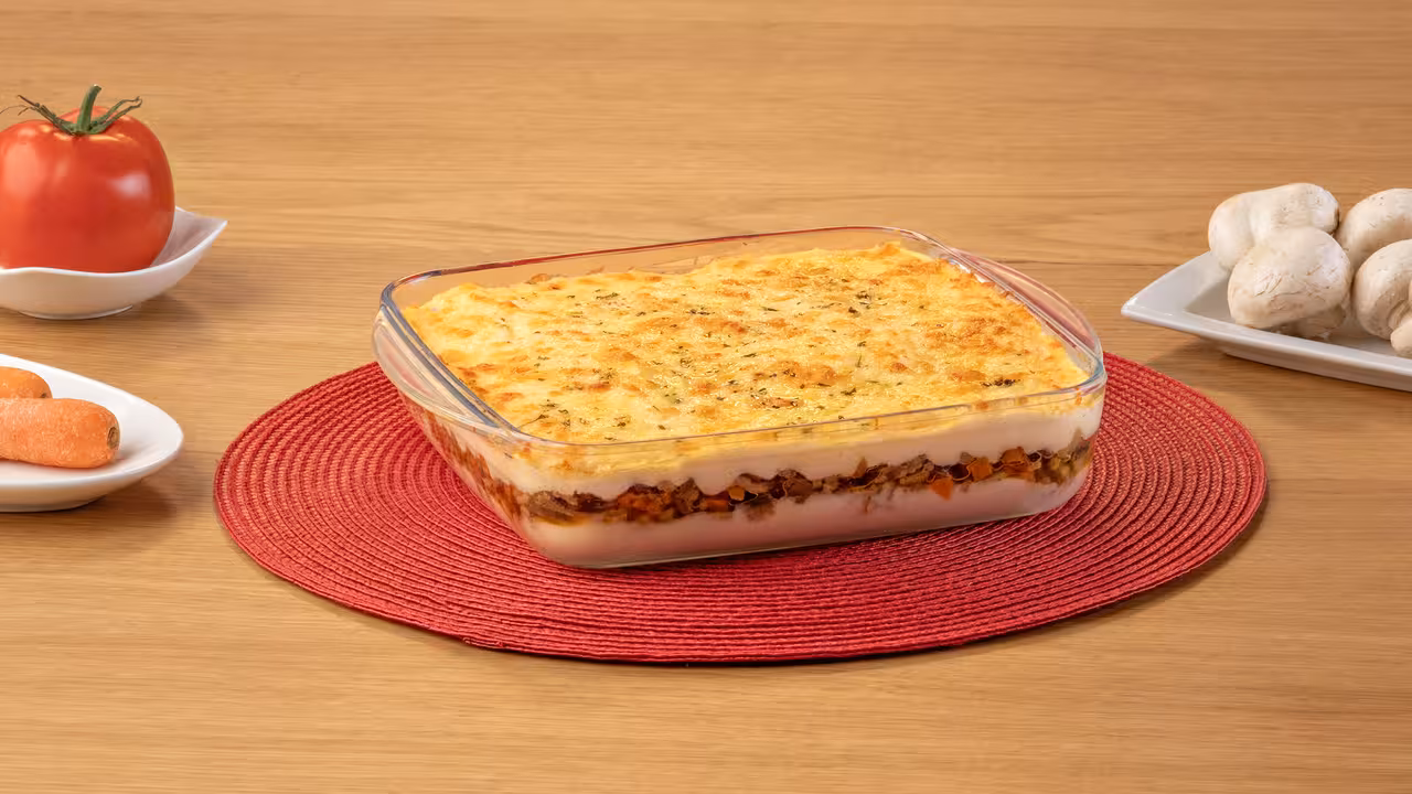 Pastel de coliflor con carne