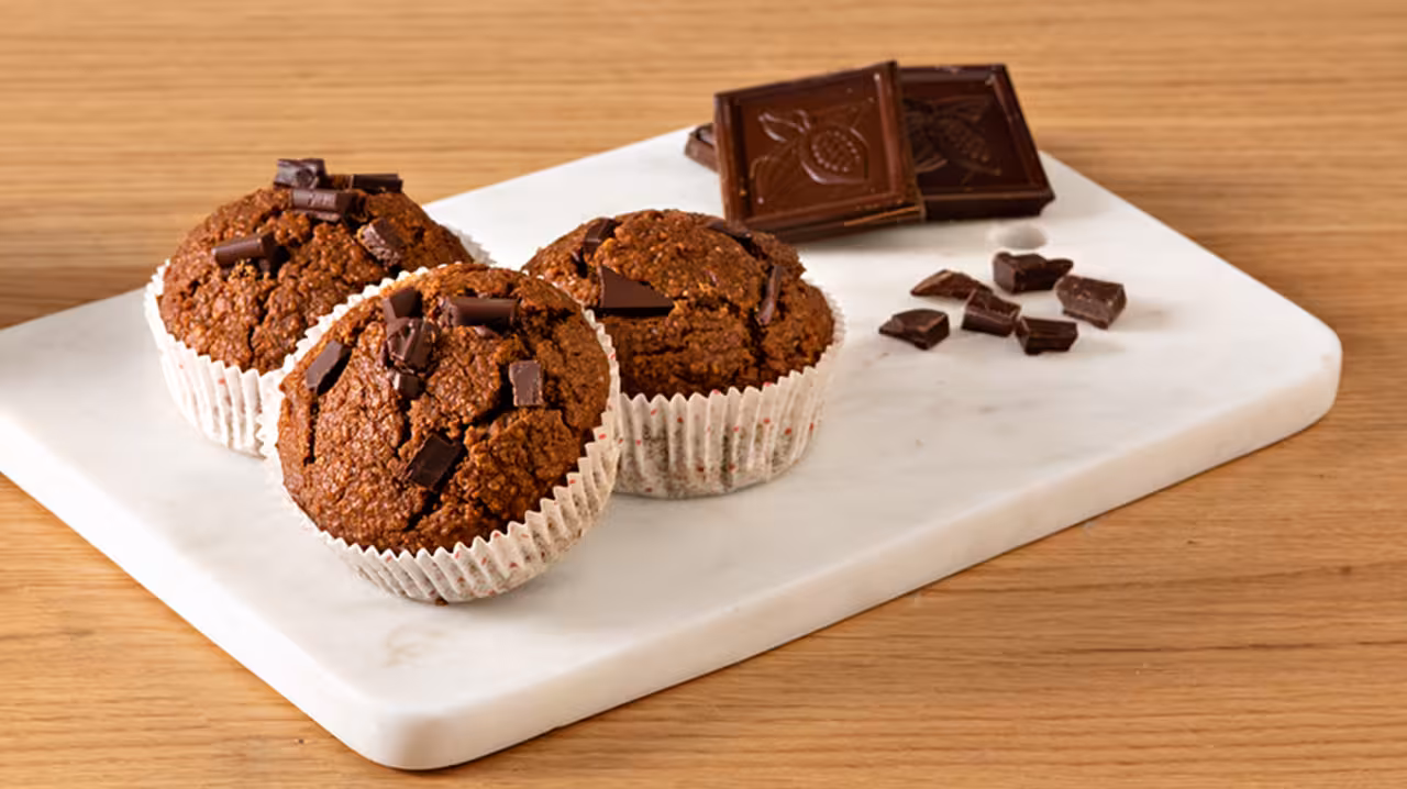 Magdalenas de chocolate