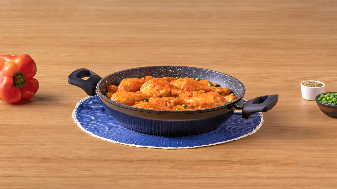 Jamoncitos de pollo a la jardinera