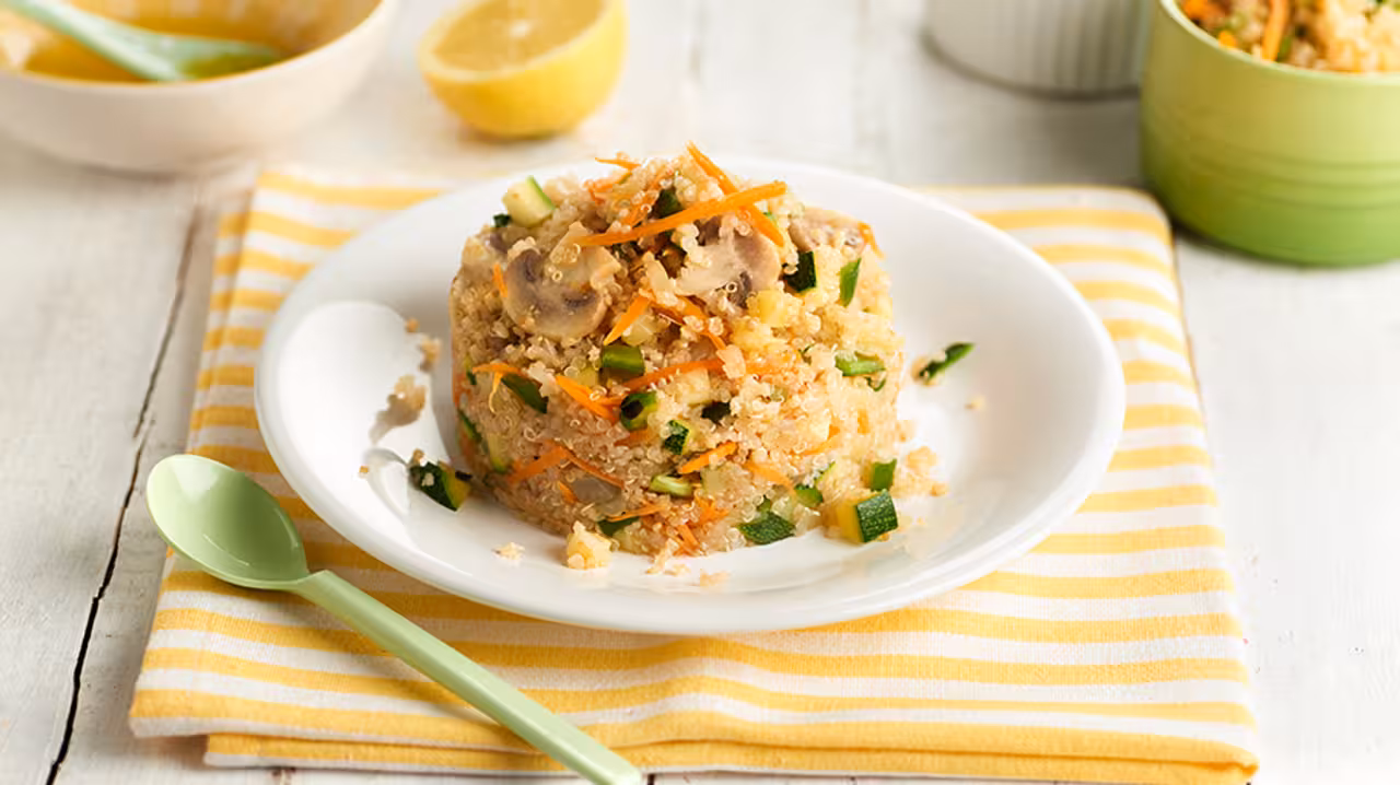 Quinoa fría con verduras