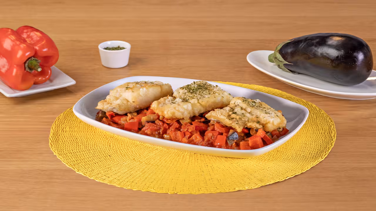 Bacalao con sanfaina