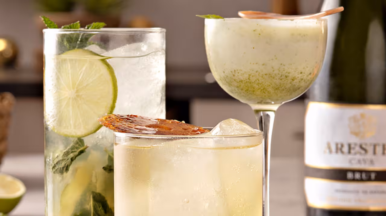 3 Cócteles con cava para fin de año