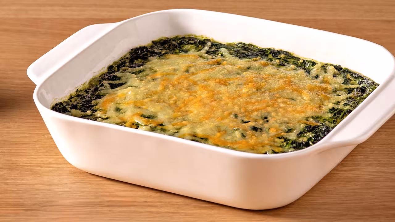 Espinacas gratinadas