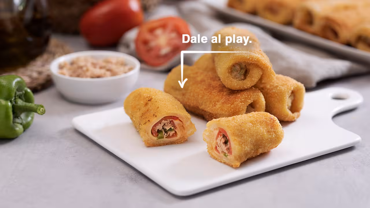 Rollitos de atún