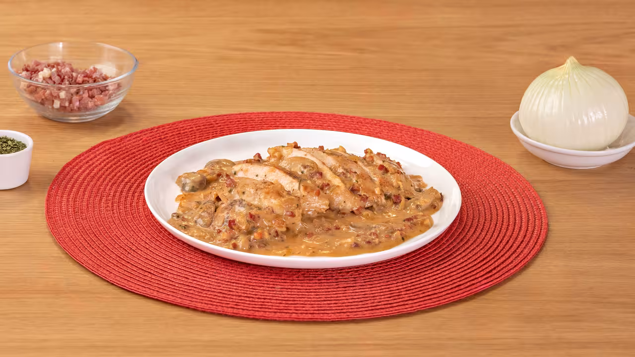 Solomillo de pavo en salsa