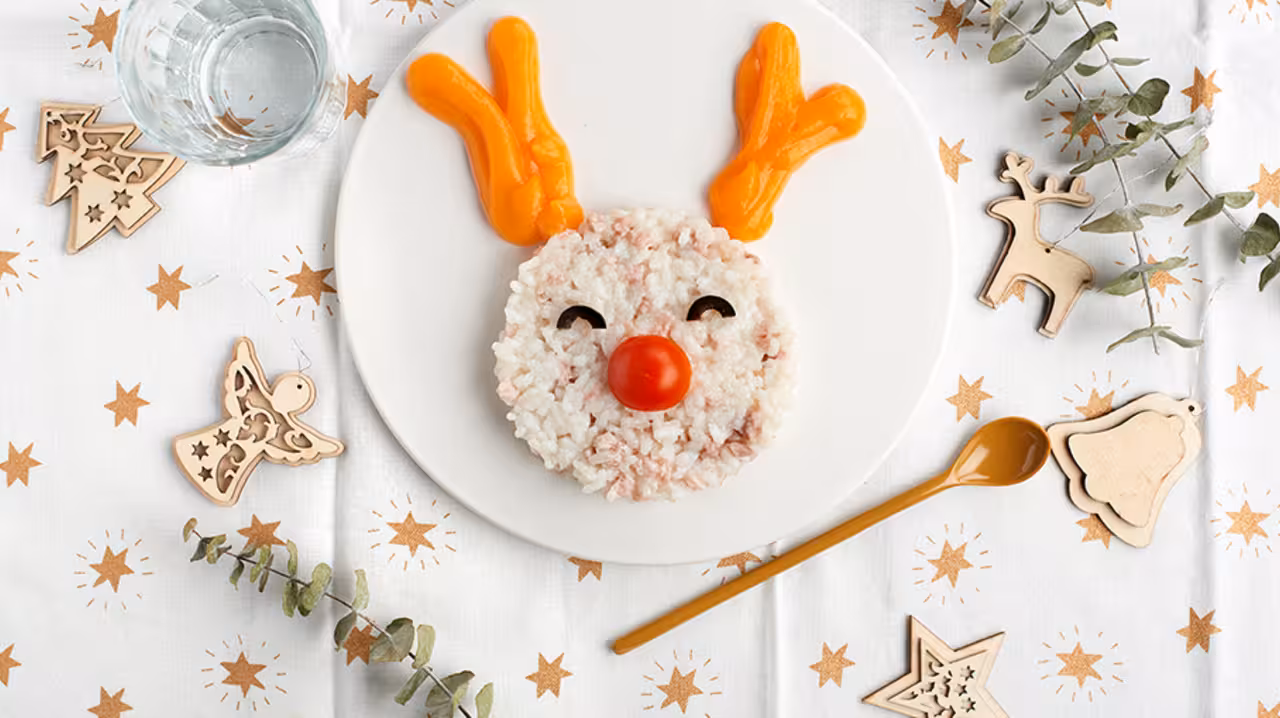 Arroz con pavo y calabaza