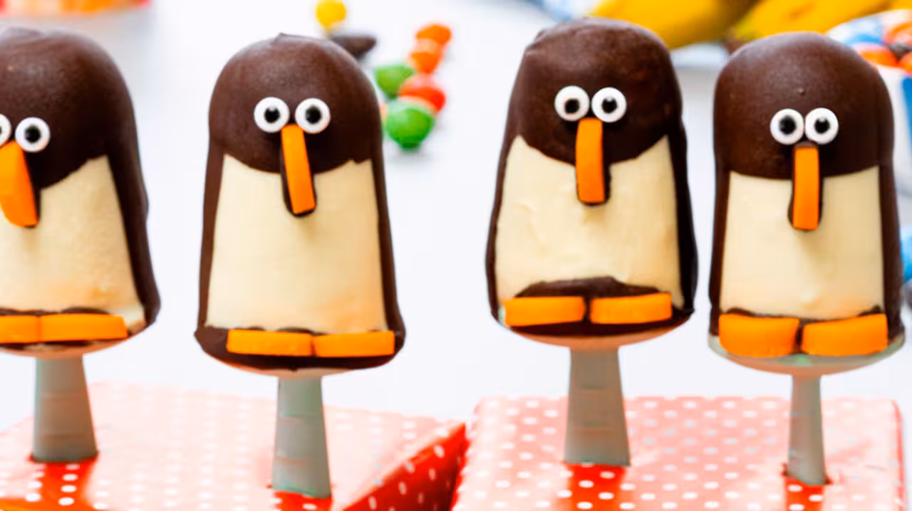 Pingüinos helados