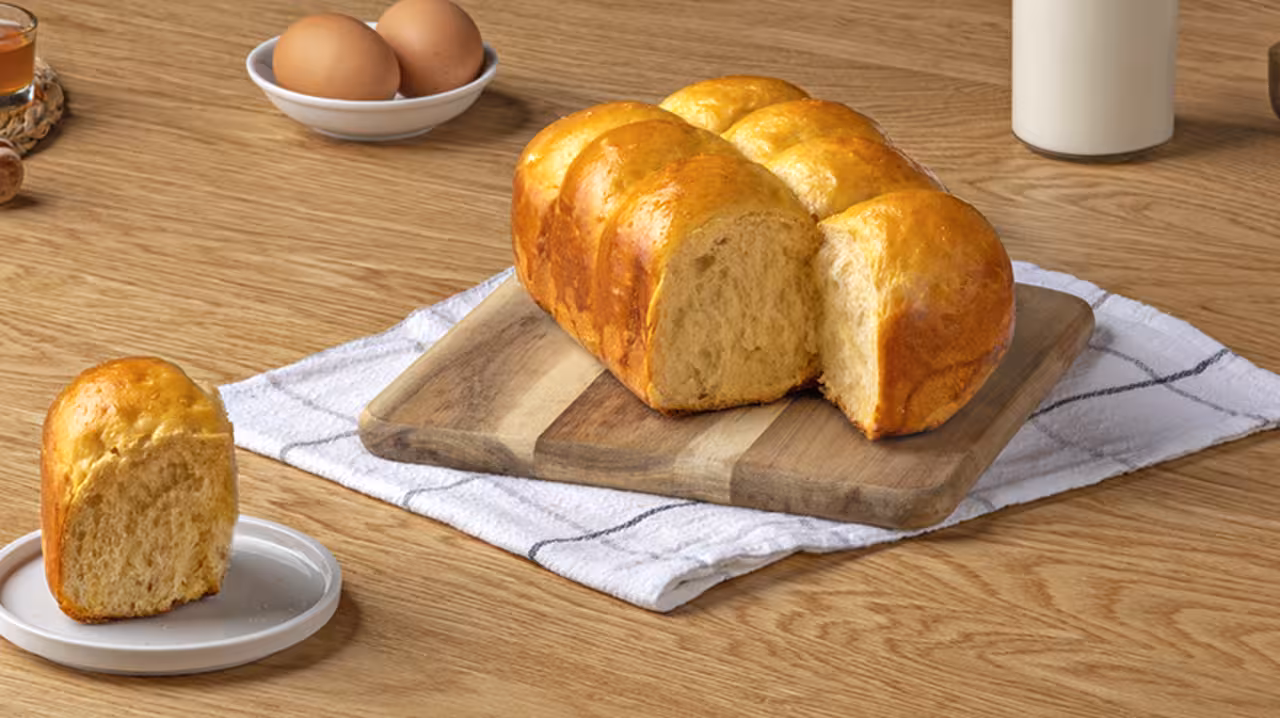 Pan de leche con panificadora