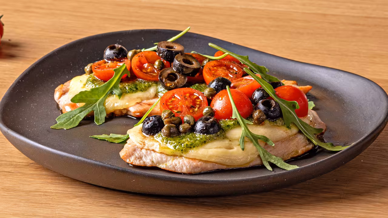 Bruschetta de pollo
