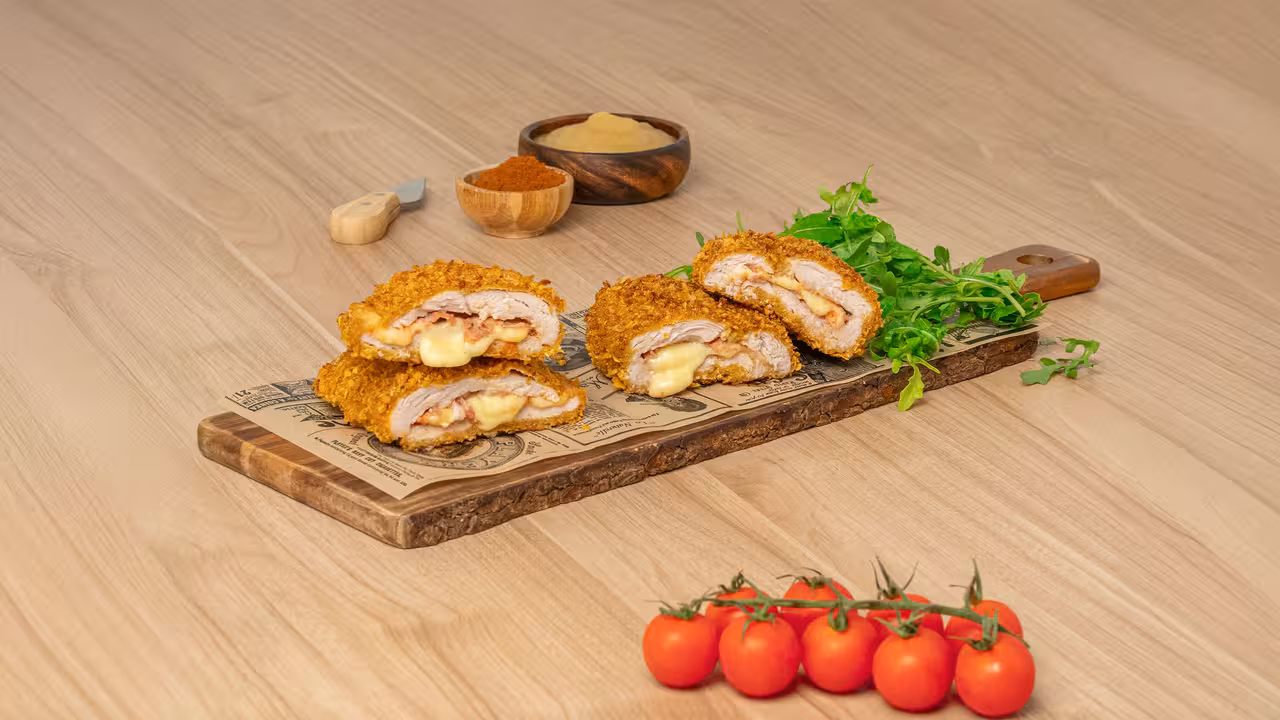 Cordon bleu de pavo