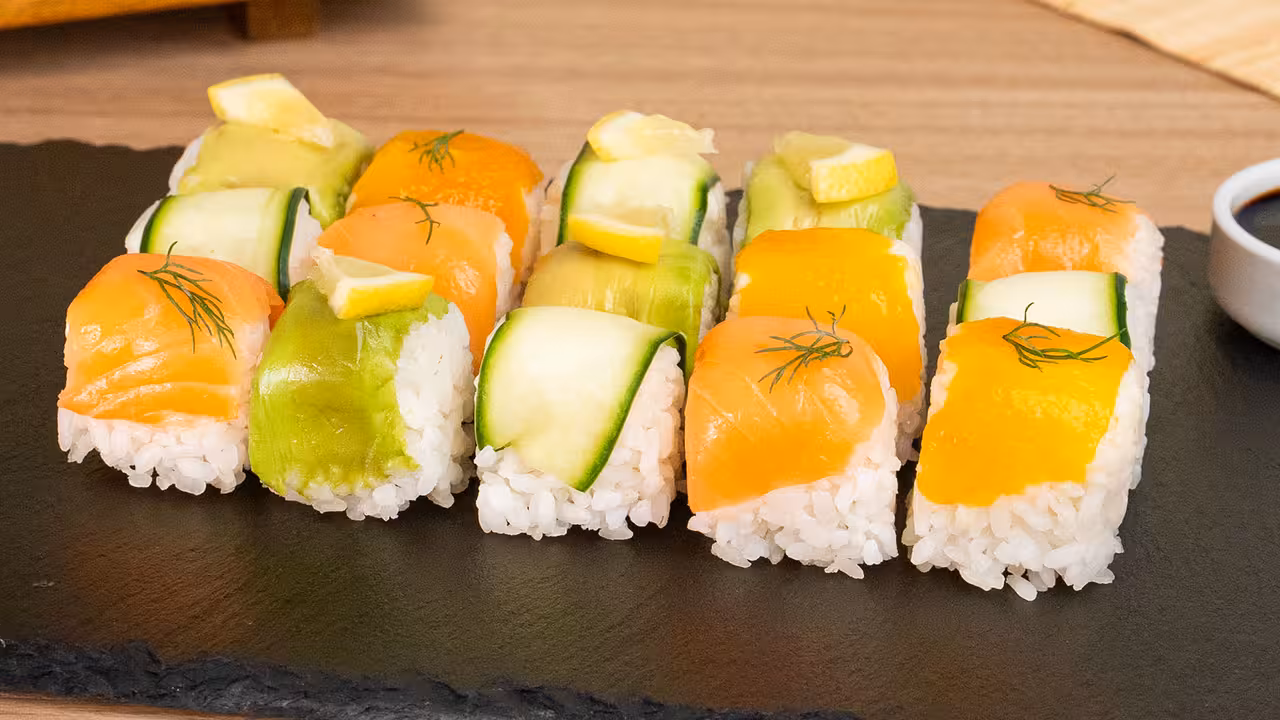 Cubitos de sushi
