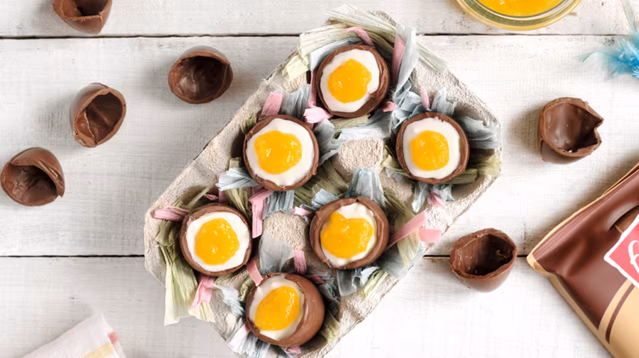 Huevos de Pascua de chocolate