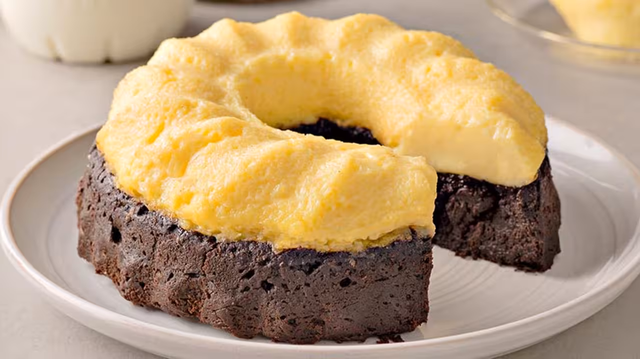 Brownie flan