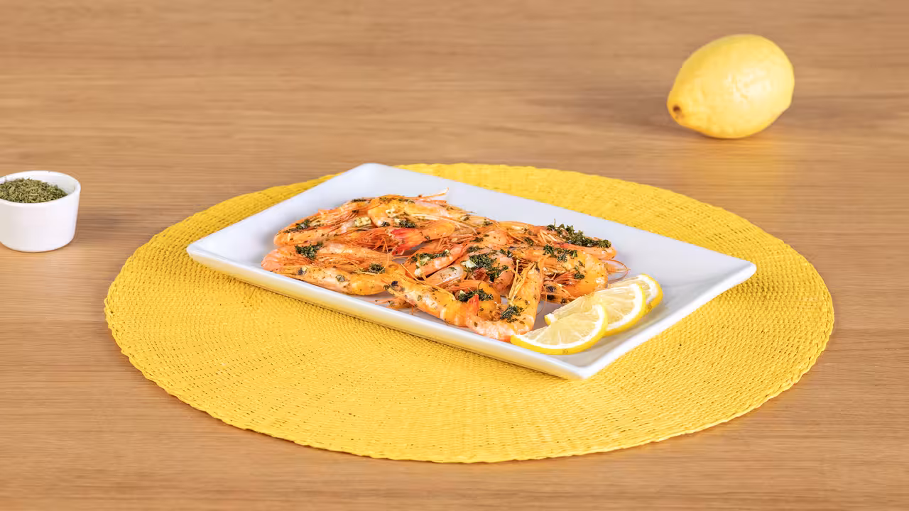 Gambas a la plancha