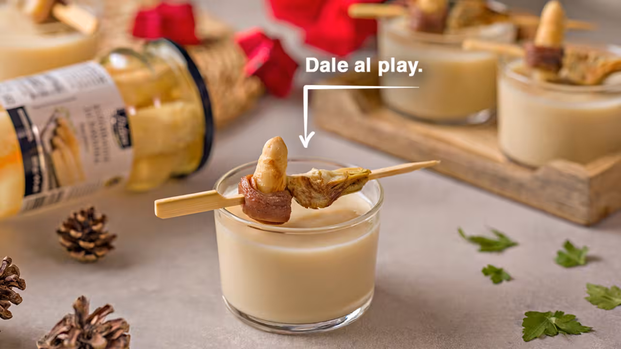 Crema fría de espárragos