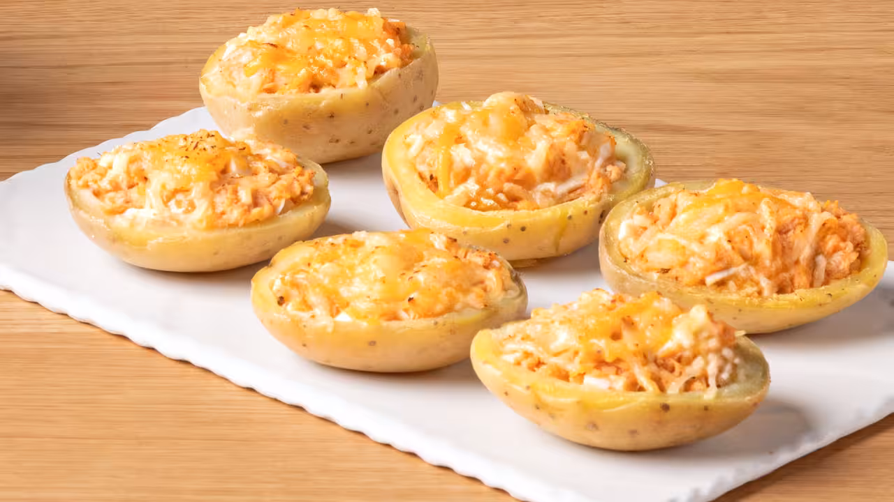 Patatas rellenas de atún