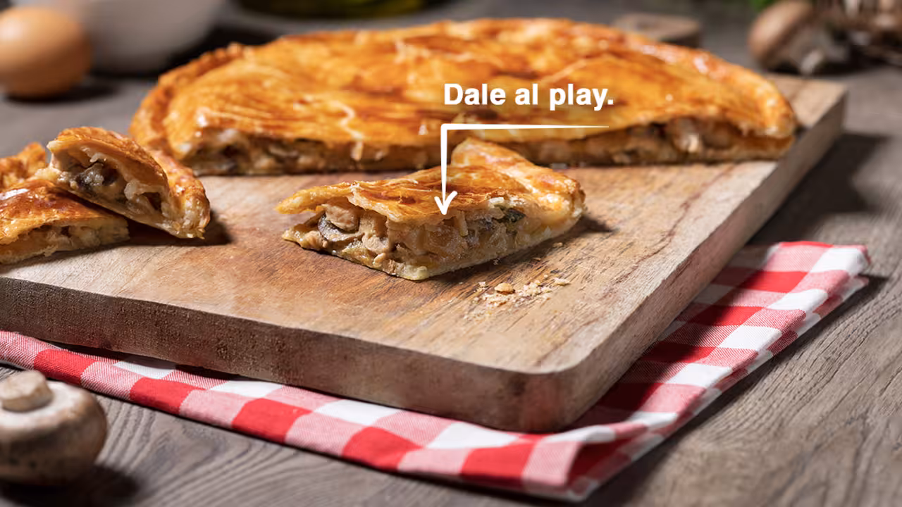 Empanada de pollo con verduras