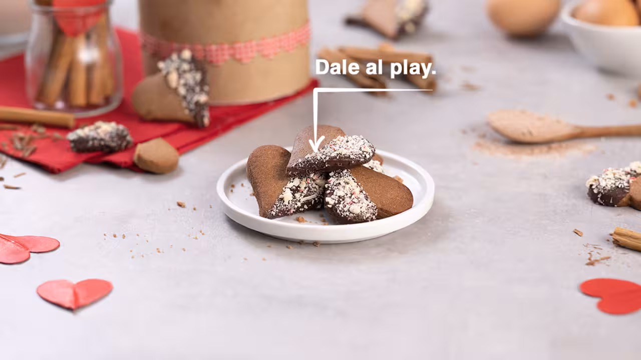 Galletas de mantequilla y cacao