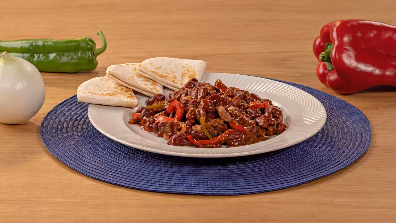 Alubias rojas con carne