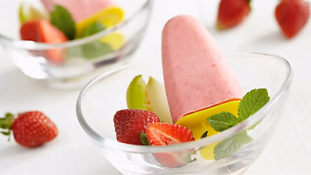 Lody truskawkowo-jogurtowe