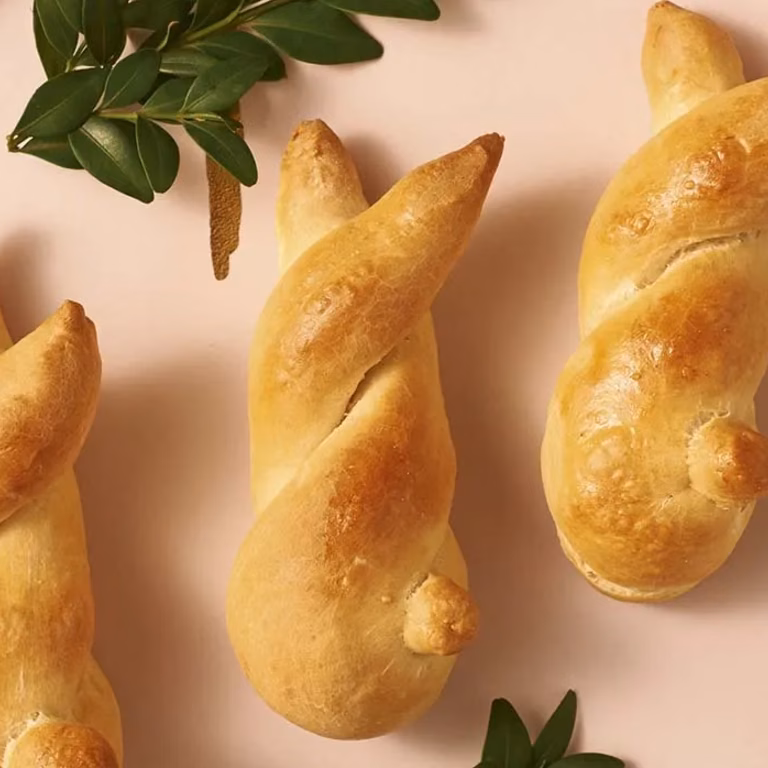 Drożdżowe zajączki