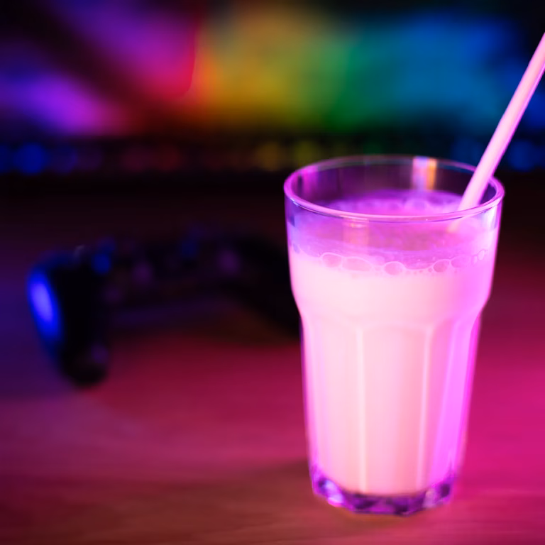 Wzmacniający, białkowy shake lamparta