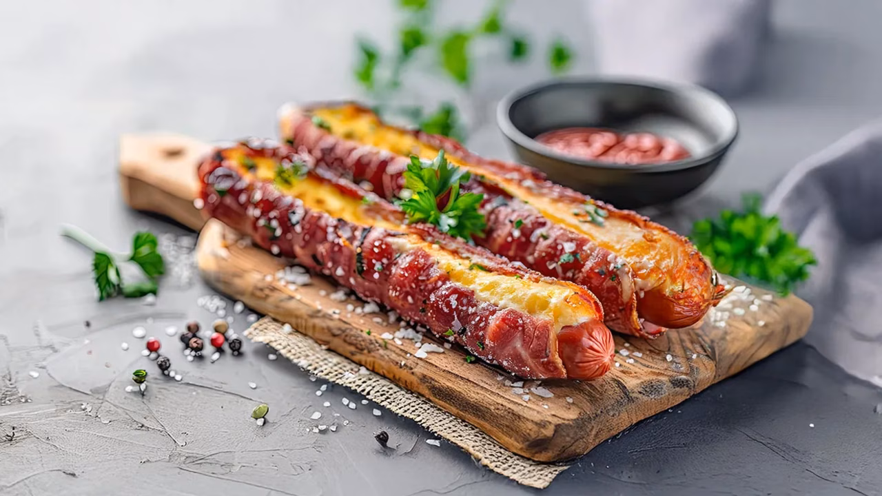 Parówki zapiekane z serem — po kanadyjsku