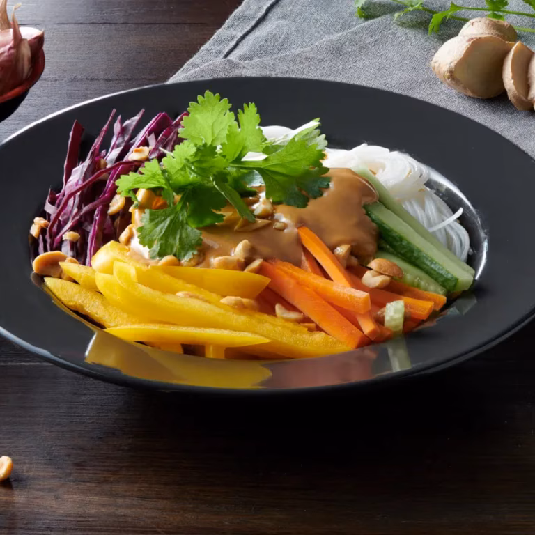 Spring rolls salad