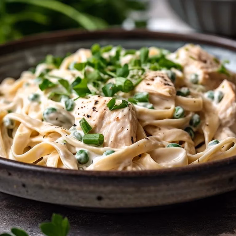 Tagliatelle z kurczakiem